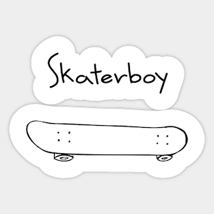 Skaterboy Sticker